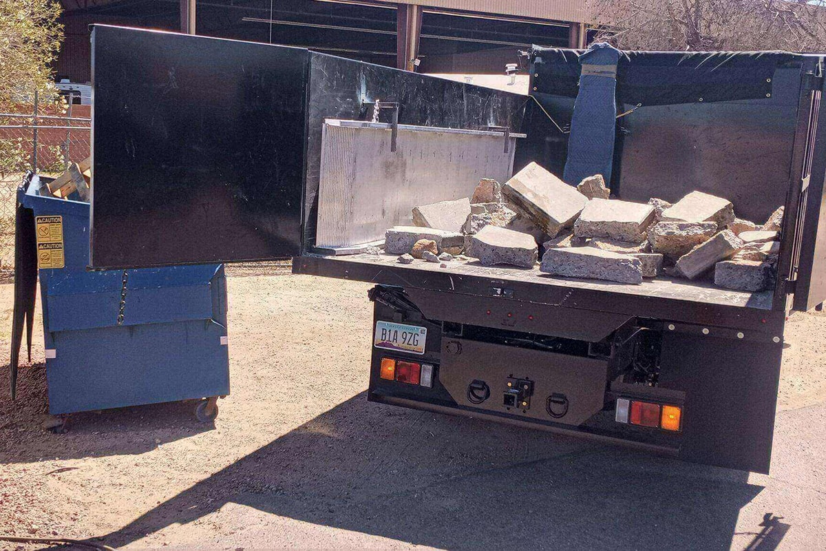 Clean site after debris removal
