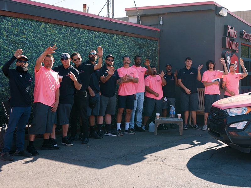 The Pinks Junk Removal crew